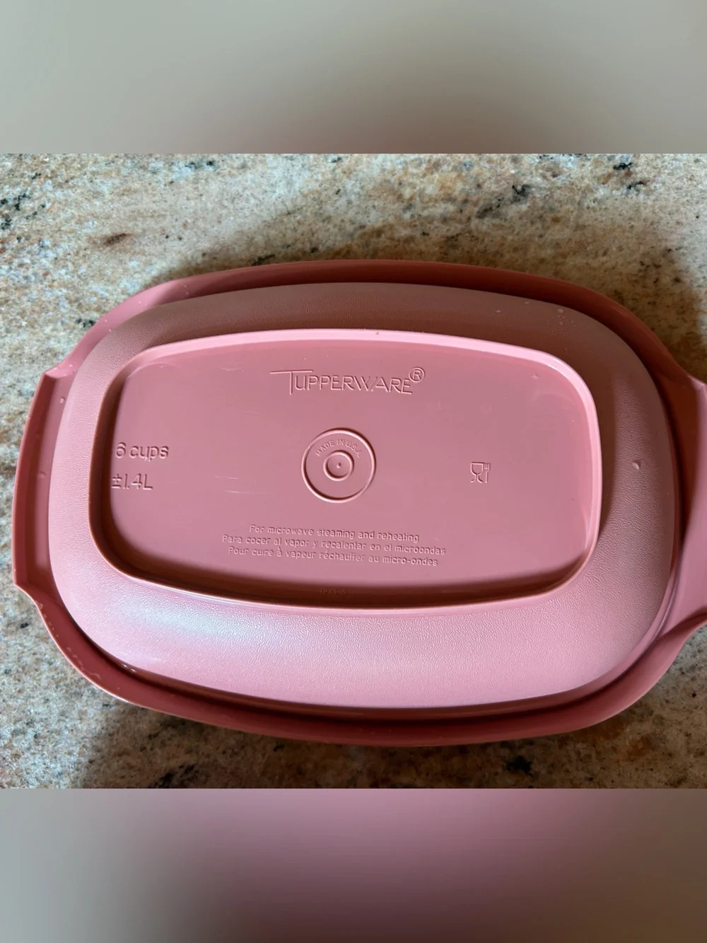 Tupperware Veggie Steamer 6cup #1273-5 (3 pc set)#1274-6 insert/#1275-4 Cover.